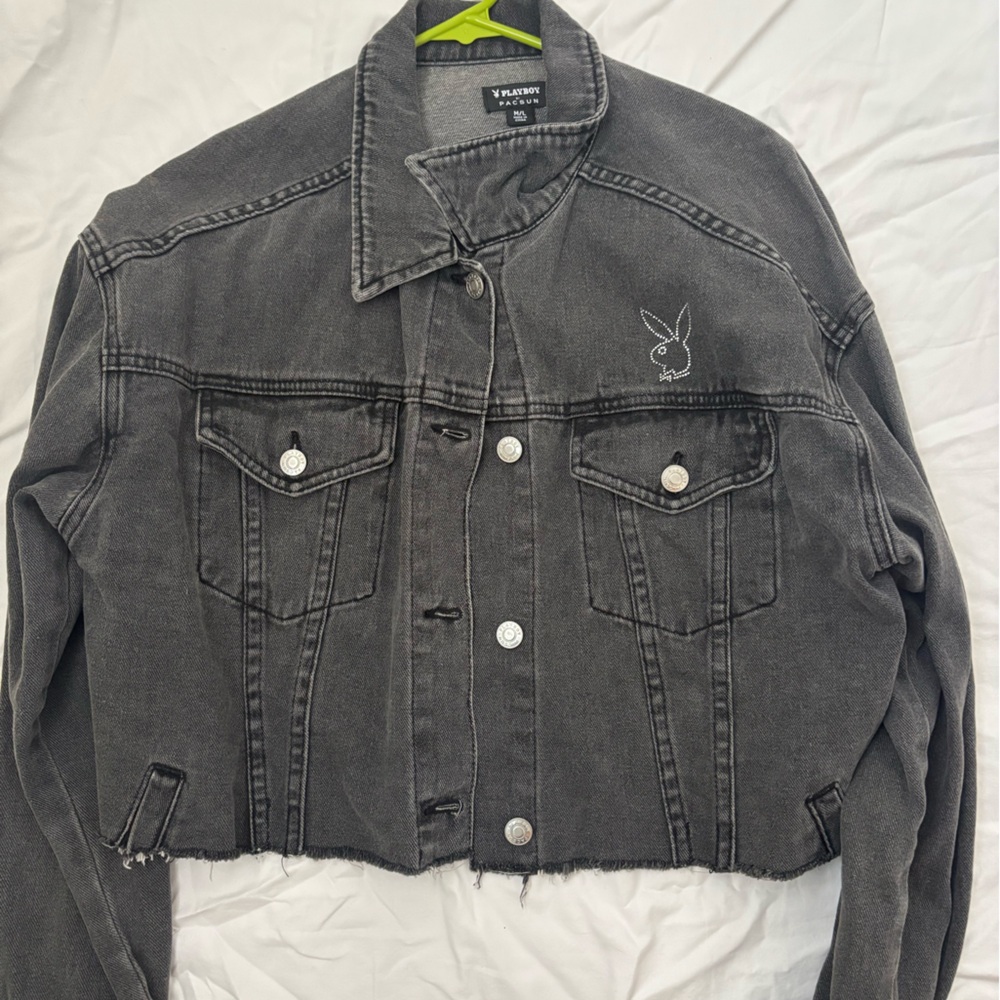 PLAYBOY Black Denim Jacket